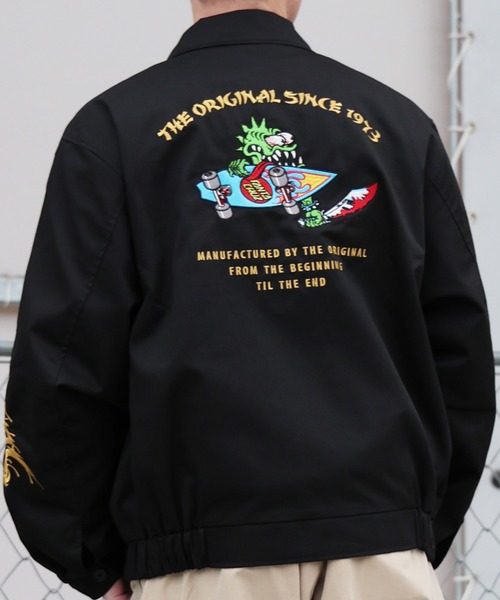 SANTA CRUZ(サンタクルーズ)の「SANTA CRUZ/サンタクルーズ SC BLOUSON 502261102(ブルゾン・メンズ・ブラック系その他2/ブラック系その他・L/M)」の2枚目の写真