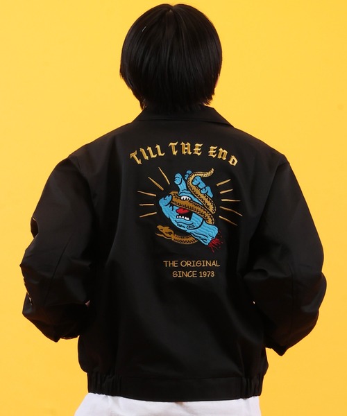 SANTA CRUZ(サンタクルーズ)の「SANTA CRUZ/サンタクルーズ SC BLOUSON 502261102(ブルゾン・メンズ・ブラック系その他2/ブラック系その他・L/M)」の4枚目の写真