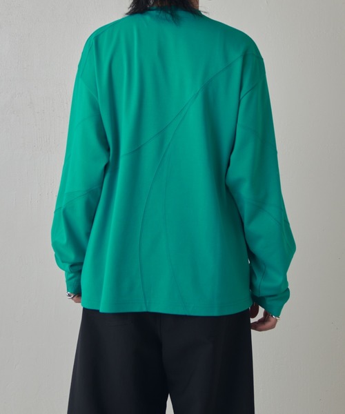 Lui's（ルイス）の「ランダム切替ロングスリーブTシャツ（Tシャツ/カットソー・メンズ・ライトグレー/ブルー/ブラック・M/S）」の19枚目の写真