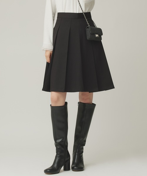 Narcissus（ナルシス）の「プリーツミディスカート（スカート・レディース・グレー/ブラック・FREE）」の2枚目の写真