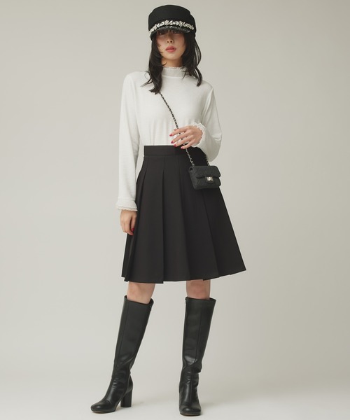 Narcissus（ナルシス）の「プリーツミディスカート（スカート・レディース・グレー/ブラック・FREE）」の13枚目の写真