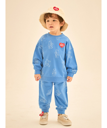 CAREBEARS（ケアベア）の「テンダーハートベアラインルーズフィット上下セット（セットアップ）」