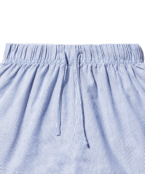 PIECEMAKER(ピースメーカー)の「SEERSUCKER SHORT PANTS (NAVY BLUE)(その他パンツ・レディース・その他・FREE)」の4枚目の写真