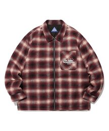 ISTKUNST（イストクンスト）の「PLAID FLANNEL ZIP JACKET_RED(IK2DFMB908A)（ブルゾン）」
