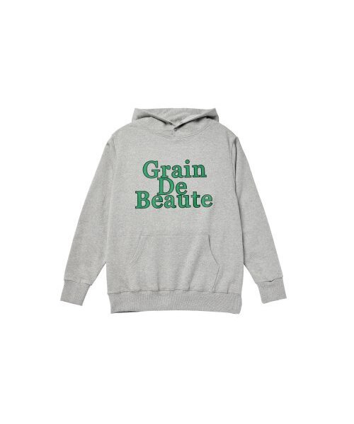 GRAIN DE BEAUTE（グランデボーテ）の「NEW SIGNATURE HOODY [GRAY]（パーカー・レディース・グレー・L/M/S）」の2枚目の写真