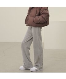 Velour Bending Semi Wide Pants _L.Grey