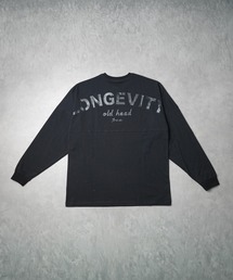 NO WAY（ノーウェイ）の「/光沢プリント ドルマンスリーブロングスリーブTシャツ（LONGEVITY）/（Tシャツ/カットソー）」