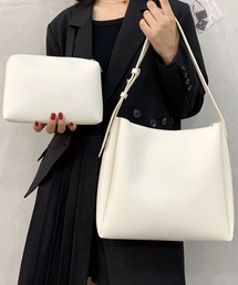 ADDITION STORE（アディションストア）の「【A4対応】【インナーバッグ付き】フェイクレザートートバッグ（トートバッグ）」