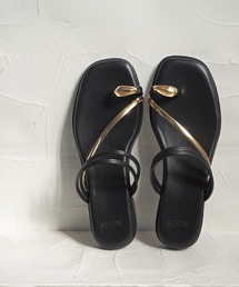 minia（ミニア）の「【上品華奢見え】サムリングのアーバンリラックストングサンダル（サンダル）」