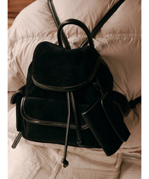 ALLINCOMPLETE（オールインコンプリート）の「ヌーベスエードミニバックパック(ブラック)（バックパック/リュック）」