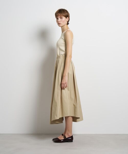 LANVIN en Bleu(ランバンオンブルー)の「メモリーグログランタックスカート(スカート・レディース・キャメル/オフホワイト/ブラック・36/38)」の5枚目の写真
