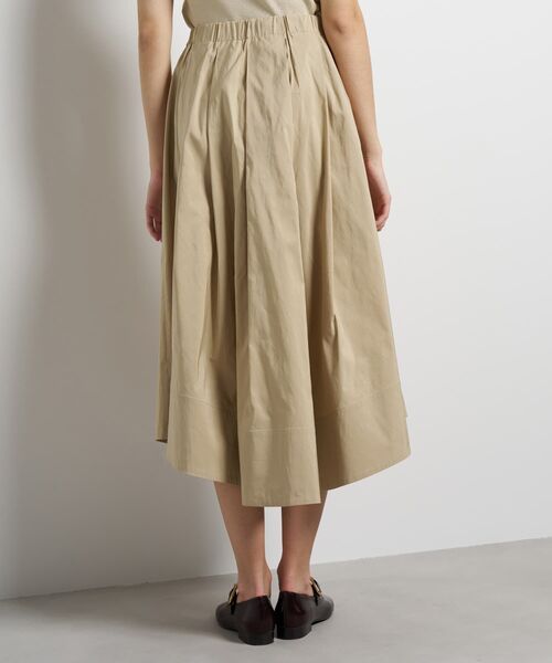 LANVIN en Bleu(ランバンオンブルー)の「メモリーグログランタックスカート(スカート・レディース・キャメル/オフホワイト/ブラック・36/38)」の10枚目の写真
