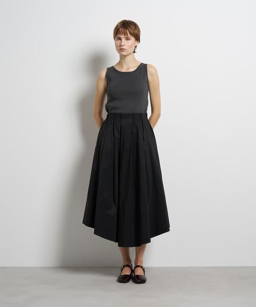 LANVIN en Bleu(ランバンオンブルー)の「メモリーグログランタックスカート(スカート・レディース・キャメル/オフホワイト/ブラック・36/38)」の21枚目の写真