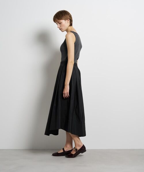 LANVIN en Bleu(ランバンオンブルー)の「メモリーグログランタックスカート(スカート・レディース・キャメル/オフホワイト/ブラック・36/38)」の22枚目の写真