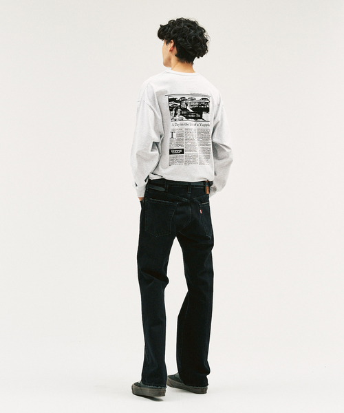 417 EDIFICE（フォーワンセブンエディフィス）の「SLAPS GRAPHIC L/S Tシャツ（Tシャツ/カットソー・メンズ・ホワイト×ホワイト/イエロー系その他/ホワイト系その他/イエロー・MEDIUM/LARGE/X-LARGE）」の10枚目の写真