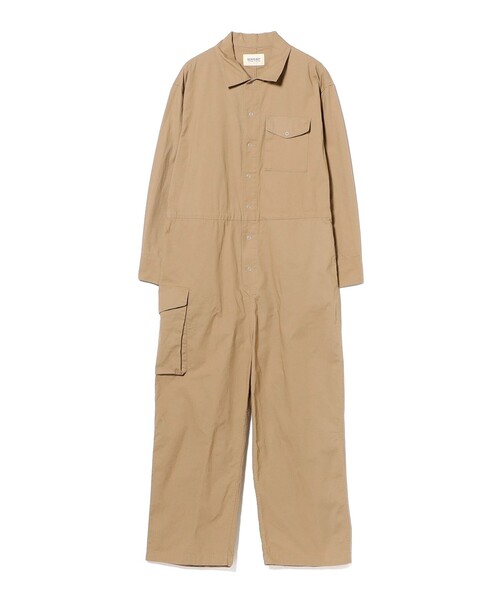 BEAMS BOY（ビームスボーイ）の「ユーケー ボイラースーツ（つなぎ/オールインワン・レディース・ベージュ/ネイビー・1/2）」の18枚目の写真