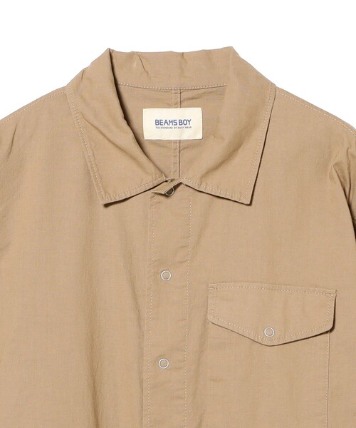 BEAMS BOY（ビームスボーイ）の「ユーケー ボイラースーツ（つなぎ/オールインワン・レディース・ベージュ/ネイビー・1/2）」の19枚目の写真