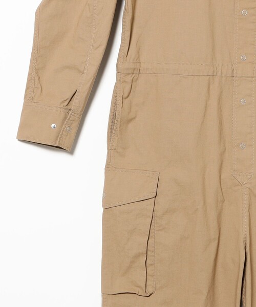 BEAMS BOY（ビームスボーイ）の「ユーケー ボイラースーツ（つなぎ/オールインワン・レディース・ベージュ/ネイビー・1/2）」の21枚目の写真