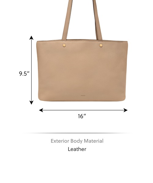 FOSSIL(フォッシル)の「フォッシル トートバッグ レディース レザー ベージュ A4収納可 ZB11105270(トートバッグ・レディース・ベージュ・FREE)」の6枚目の写真