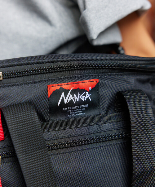 NANGA（ナンガ）の「NANGA × FREAK'S STORE/ナンガ × フリークスストア 別注 SOFT COOLER 5L ソフトクーラー 5L（アウトドアグッズ・メンズ・グレー/ブラック・ONE SIZE）」の7枚目の写真