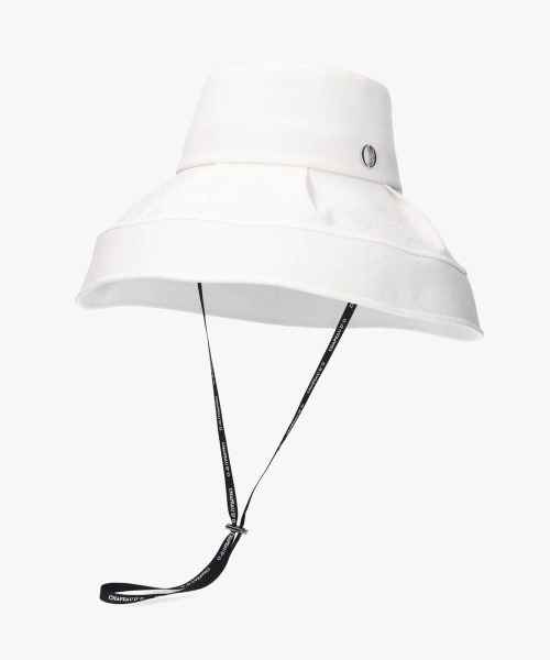 Chapeau d' O(シャポードオー)の「Chapeau d' O UV Tuck Capeline / シャポードオー(ハット・レディース・ブラック/ライトベージュ/ホワイト・M/57.5cm)」の21枚目の写真