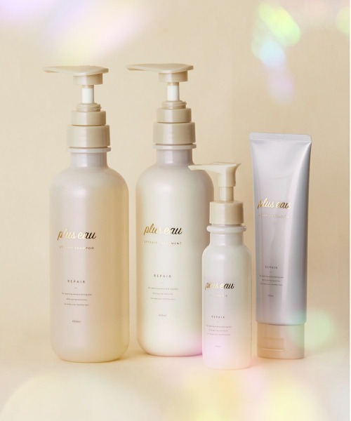 plus eau(プリュスオー)の「プリュスオー リポアエマルジョン 120ml(ヘアオイル/ヘアミルク・レディース・洗い流さないトリートメント・FREE)」の13枚目の写真