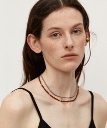 Auntie Rosa Holiday | スモークビーズネックレス(ネックレス)