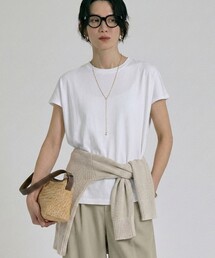 qualite | 【接触冷感】レーヨンストレッチフレンチ/春服/夏服/オフィスカジュアル/セットアップ対応(ニット/セーター)