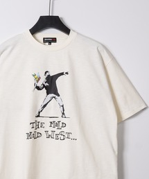 JOHN'S CLOSET | 【ab】〔BRANDALISED〕アソートアートデザイン 冷感スラブ天竺  半袖Tシャツ 接触冷感/速乾(Tシャツ/カットソー)