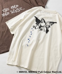 【ab】〔BRANDALISED〕アソートアートデザイン 冷感スラブ天竺 半袖Tシャツ 接触冷感/速乾