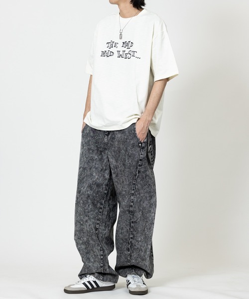 BRANDALISED(ブランダライズド)の「【ab】〔BRANDALISED〕アソートアートデザイン 冷感スラブ天竺 半袖Tシャツ 接触冷感/速乾(Tシャツ/カットソー・メンズ・ホワイト系1/ホワイト系2/ブラウン系1/ブラウン系2/ブラック系2/ブラック系1・MEDIUM/LARGE/X-LARGE)」の14枚目の写真