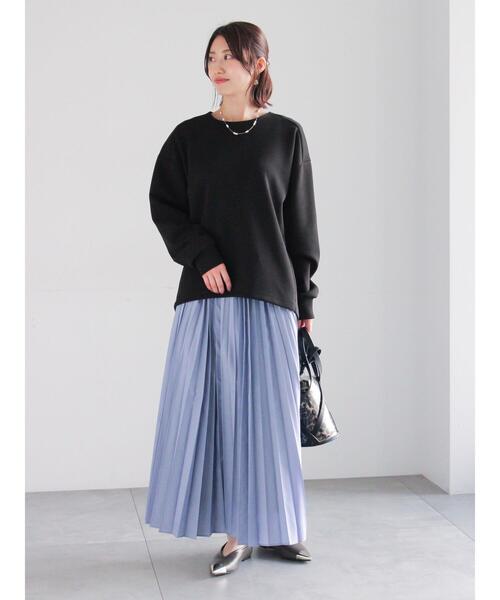 Te chichi(テチチ)の「プリーツロングスカート(スカート・レディース・ブルー/オフホワイト/グリーン・F)」の12枚目の写真