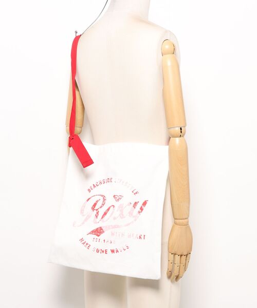 ROXY（ロキシー）の「ROXY ウィメンズ SALTY DAYS TOTE トートバッグ 【2026年春夏モデル】/ロキシーコットントートバッグ（トートバッグ・レディース・ブルー/グリーン/レッド・FREE）」の7枚目の写真
