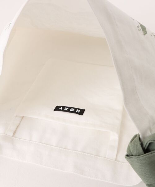 ROXY（ロキシー）の「ROXY ウィメンズ SALTY DAYS TOTE トートバッグ 【2026年春夏モデル】/ロキシーコットントートバッグ（トートバッグ・レディース・ブルー/グリーン/レッド・FREE）」の9枚目の写真