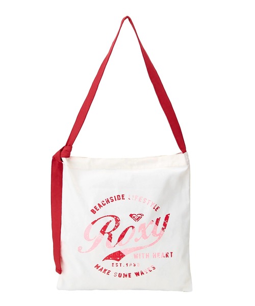 ROXY（ロキシー）の「ROXY ウィメンズ SALTY DAYS TOTE トートバッグ 【2026年春夏モデル】/ロキシーコットントートバッグ（トートバッグ・レディース・ブルー/グリーン/レッド・FREE）」の3枚目の写真
