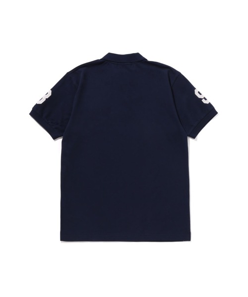 A BATHING APE（アベイシングエイプ）の「LARGE APE HEAD POLO BAPEC（ポロシャツ・メンズ・ブラック/ホワイト/ネイビー・XX-LARGE/LARGE/MEDIUM/X-LARGE/SMALL）」の6枚目の写真