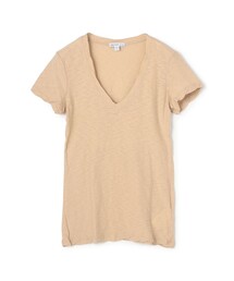 スラブジャージー VネックTシャツ WUA3695