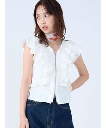 LAGUNAMOON | WZIPフリルブラウス(シャツ/ブラウス)