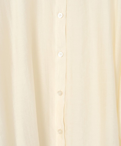 LEPSIM（レプシィム）の「シアーシャツ長袖チュニック　147435（シャツ/ブラウス・レディース・アイボリー/グレー/ブルー/ピンク・FREE）」の11枚目の写真