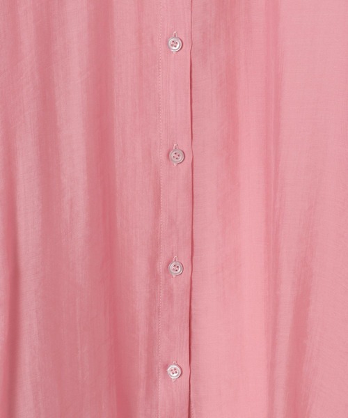 LEPSIM（レプシィム）の「シアーシャツ長袖チュニック　147435（シャツ/ブラウス・レディース・アイボリー/グレー/ブルー/ピンク・FREE）」の13枚目の写真