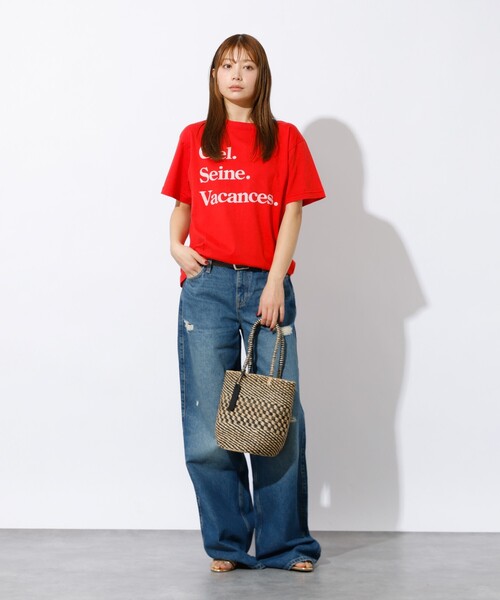 The Bagmati(ザバグマティ)の「【BAGMATI / バグマティ】アバカバスケット S / ワンハンドル かごバッグ(かごバッグ・レディース・ブラック/グレー・フリー)」の5枚目の写真
