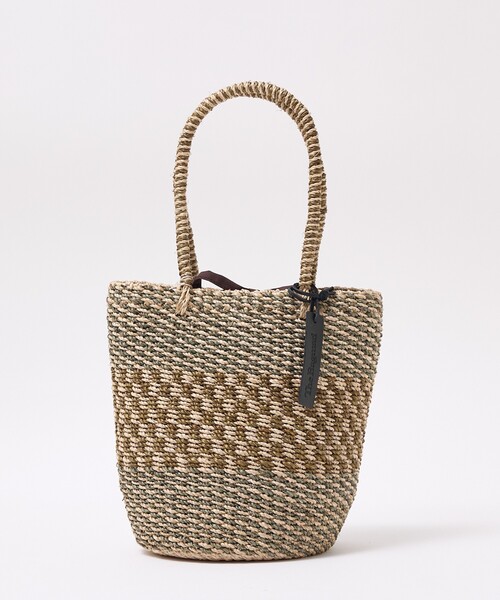 The Bagmati(ザバグマティ)の「【BAGMATI / バグマティ】アバカバスケット S / ワンハンドル かごバッグ(かごバッグ・レディース・ブラック/グレー・フリー)」の8枚目の写真