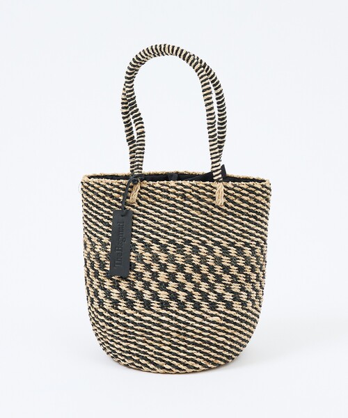 The Bagmati(ザバグマティ)の「【BAGMATI / バグマティ】アバカバスケット S / ワンハンドル かごバッグ(かごバッグ・レディース・ブラック/グレー・フリー)」の10枚目の写真