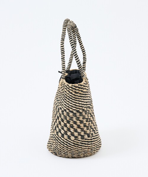 The Bagmati(ザバグマティ)の「【BAGMATI / バグマティ】アバカバスケット S / ワンハンドル かごバッグ(かごバッグ・レディース・ブラック/グレー・フリー)」の11枚目の写真