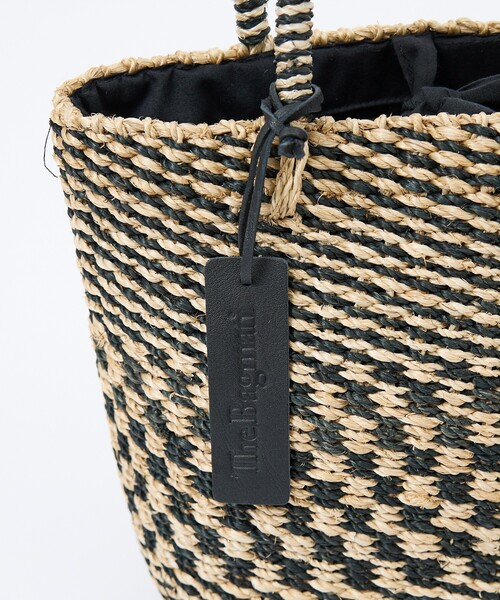 The Bagmati(ザバグマティ)の「【BAGMATI / バグマティ】アバカバスケット S / ワンハンドル かごバッグ(かごバッグ・レディース・ブラック/グレー・フリー)」の15枚目の写真