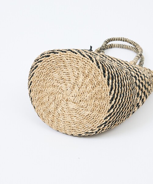 The Bagmati(ザバグマティ)の「【BAGMATI / バグマティ】アバカバスケット S / ワンハンドル かごバッグ(かごバッグ・レディース・ブラック/グレー・フリー)」の16枚目の写真