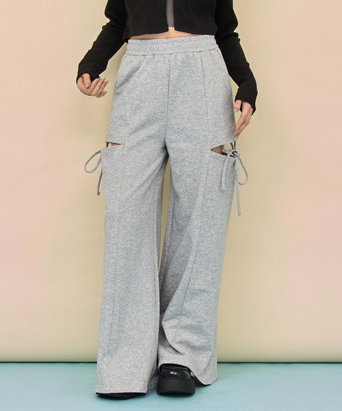ANAP(アナップ)の「サイドスリット × リボン スウェット パンツ(スウェットパンツ・レディース・ブラック/グレー/ブラウン・F)」の21枚目の写真