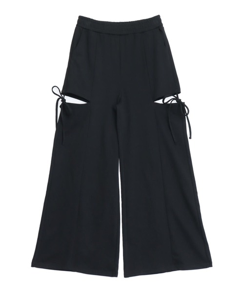 ANAP(アナップ)の「サイドスリット × リボン スウェット パンツ(スウェットパンツ・レディース・ブラック/グレー/ブラウン・F)」の8枚目の写真