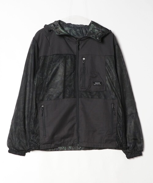 TAION(タイオン)の「【TAION/タイオン】NON DOWN MOUNTAIN R/S W-ZIP HOOD JK 26SS(ブルゾン・メンズ・ブラック系その他/ネイビー/ブラック・S/M/L)」の3枚目の写真