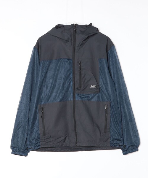 TAION(タイオン)の「【TAION/タイオン】NON DOWN MOUNTAIN R/S W-ZIP HOOD JK 26SS(ブルゾン・メンズ・ブラック系その他/ネイビー/ブラック・S/M/L)」の1枚目の写真